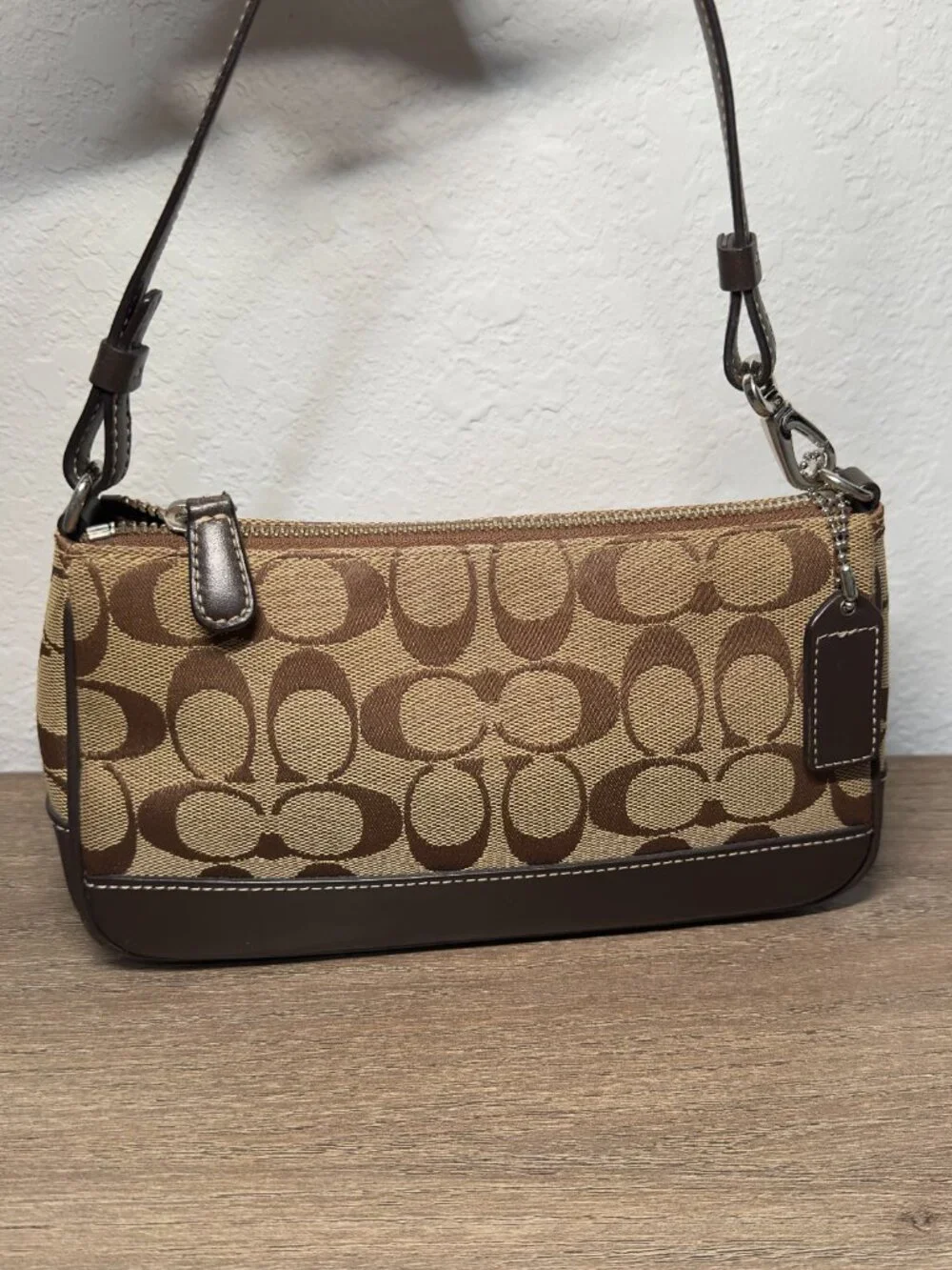 Vintage 2004 Coach Signature Demi Shoulder Bag 6094 Y2K